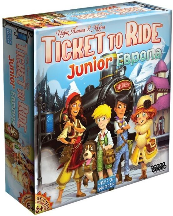 Настольная игра МХ «Ticket to Ride Junior: Европа» (детская)