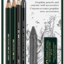 Пастельные карандаши PITT® и мелки PITT® Monochrome, в блистере, 6 предметов