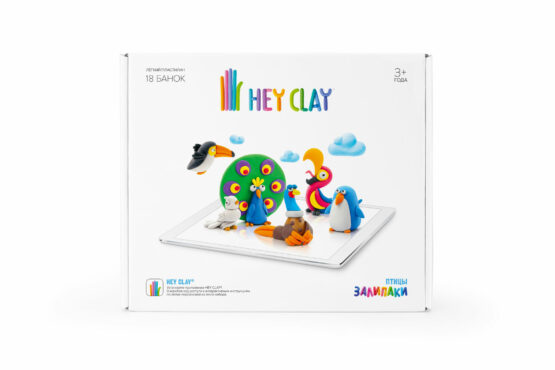 Легкий пластилин HEY CLAY Залипаки Птицы